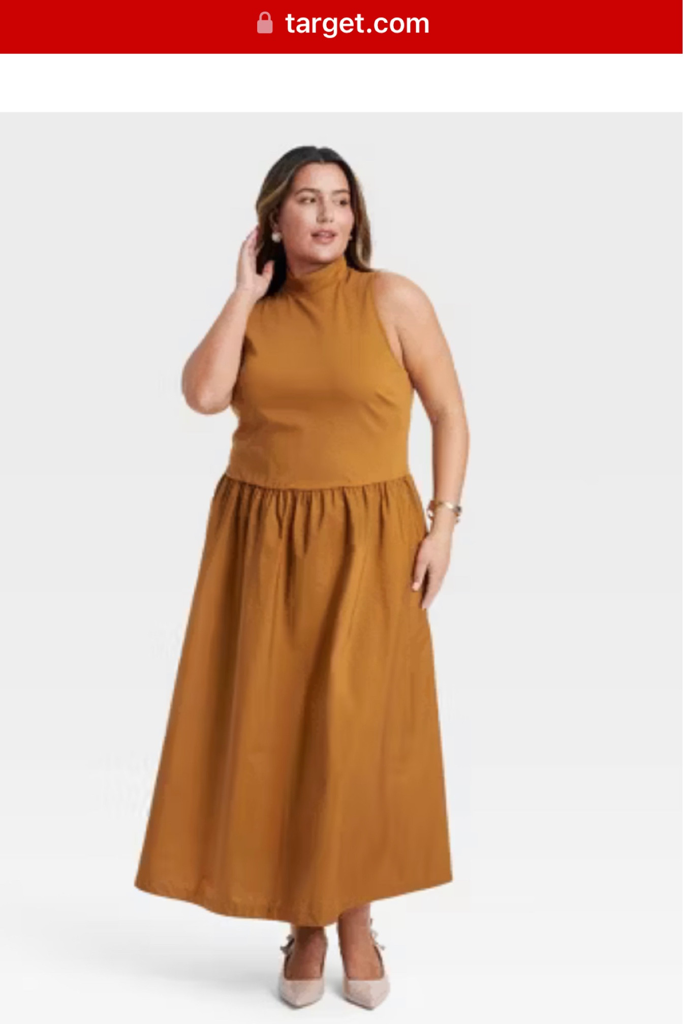 Love this dress from 🎯 it’s perfect and easy to layer with a cardigan or blazer. Perfect dress. 

#LTKPlusSize #LTKFindsUnder50 #LTKOver40