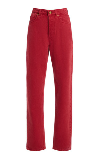 Senna Rigid High-Rise Straight-Leg Jeans | Moda Operandi (Global)