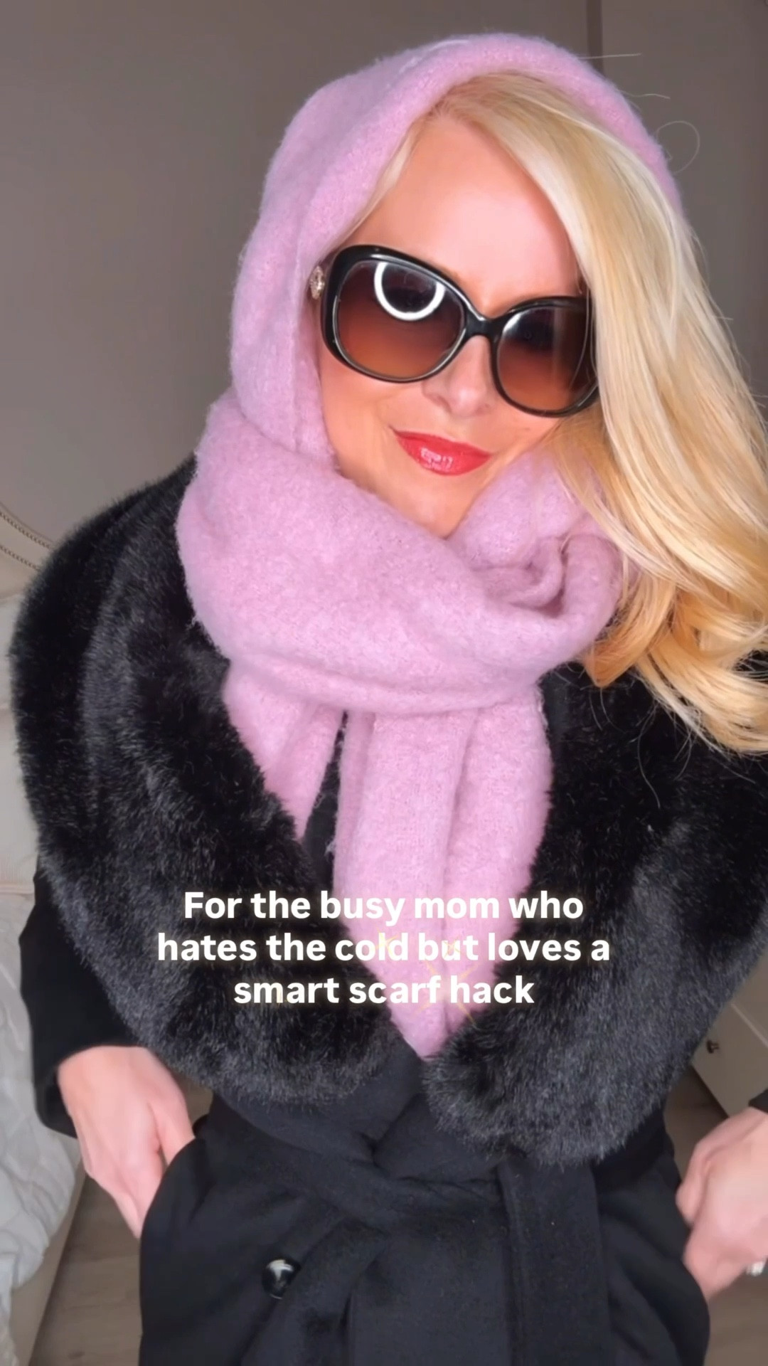 Cold weather doesn’t have to steal your style.

This scarf hood trick is proof that confidence is the best accessory—at any age.

Save this for later! 

#scarfhacks #scarftutorial #pinkscarf #popofcolor #winterfashion #fashionhack 

#LTKOver40 #LTKSeasonal #LTKootd