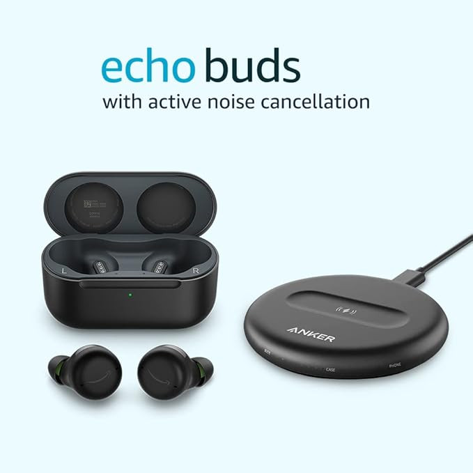 Amazon Echo Buds with Active Noise Cancellation (newest model), Wireless earbuds with active nois... | Amazon (US)