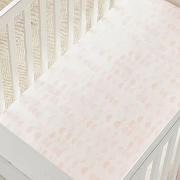 Organic Half Moon Crib Fitted Sheet | West Elm (US)