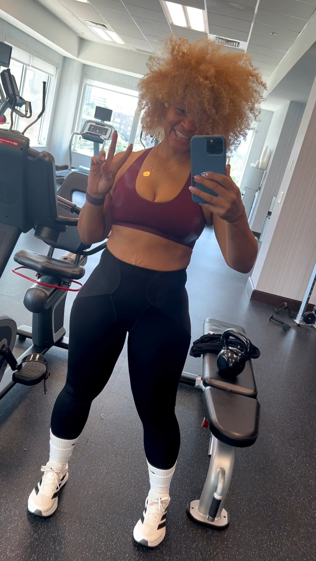🌟 Whether it’s a quick stretch, a brisk walk, or a full workout, every bit of movement counts. Let’s shake off the day and embrace the energy! 💪✨

#GetMoving #FitnessJourney #HealthyLifestyle #FeelGood #MoveYourBody

Tights & Sports-bras @savagexfenty
Sneakers: @Macys  
Mesh top: @Nike US

#LTKfitnessgoals #LTKdayinmylife #LTKSaleAlert