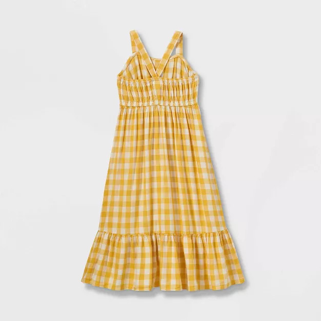 Girls' Empire Waist Sleeveless Woven Maxi Dress - Cat & Jack™ | Target