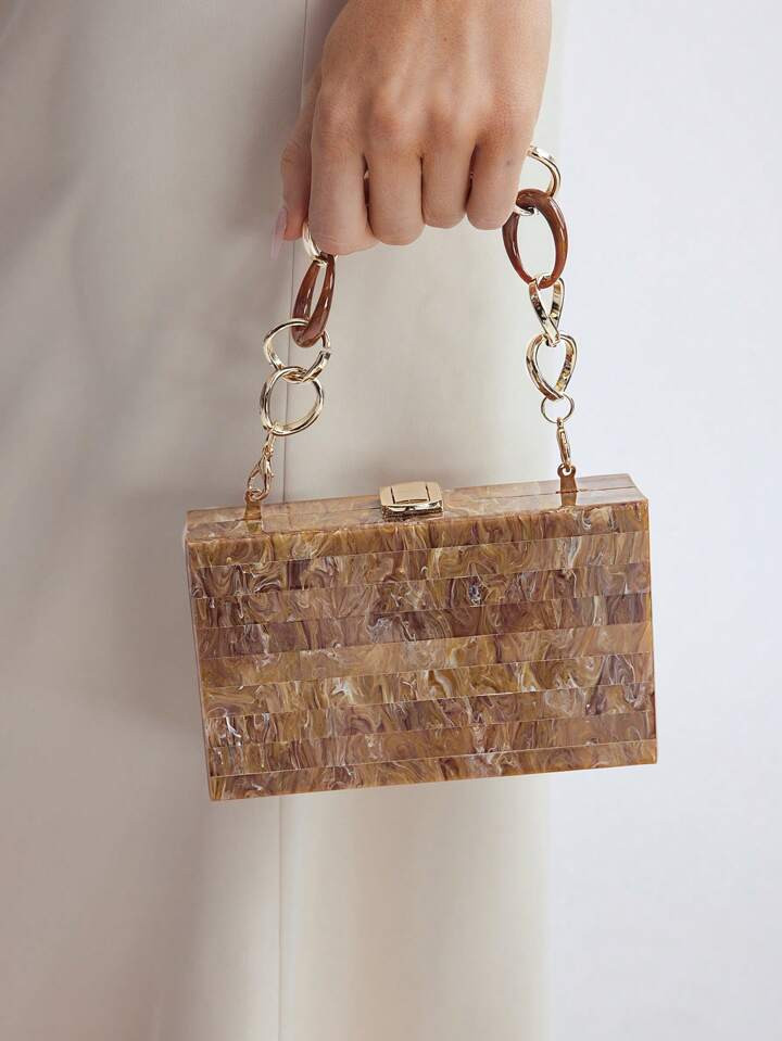 MOTF PREMIUM WOMEN'S BUCKLE EVENING CLUTCH | SHEIN