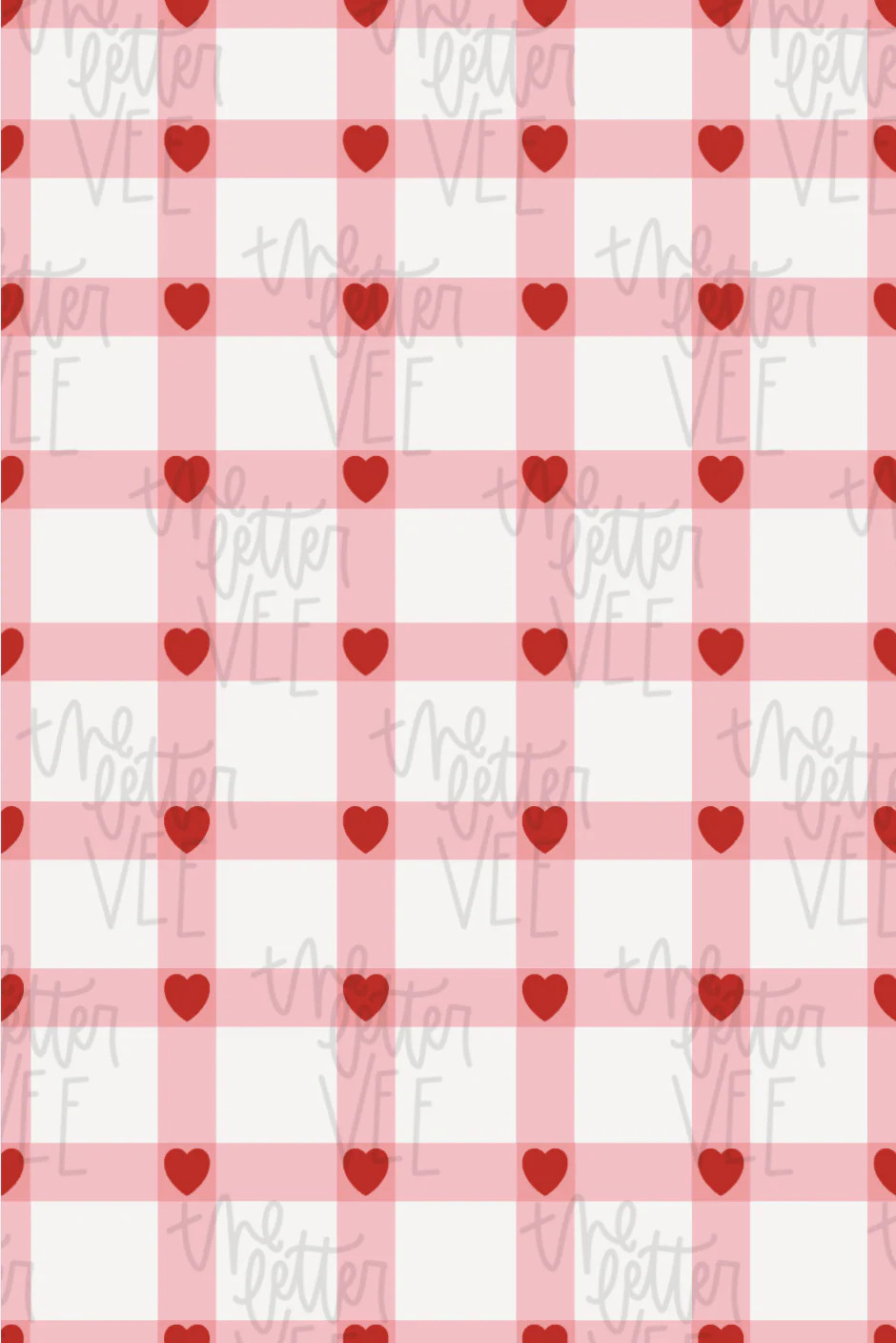 Valentines Vol. 6 Seamless Patterns | Repeatable Patterns | The Letter Vee