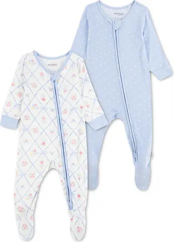 Huggies 2-Pack Stretch Viscose Footies | Nordstromrack | Nordstrom Rack