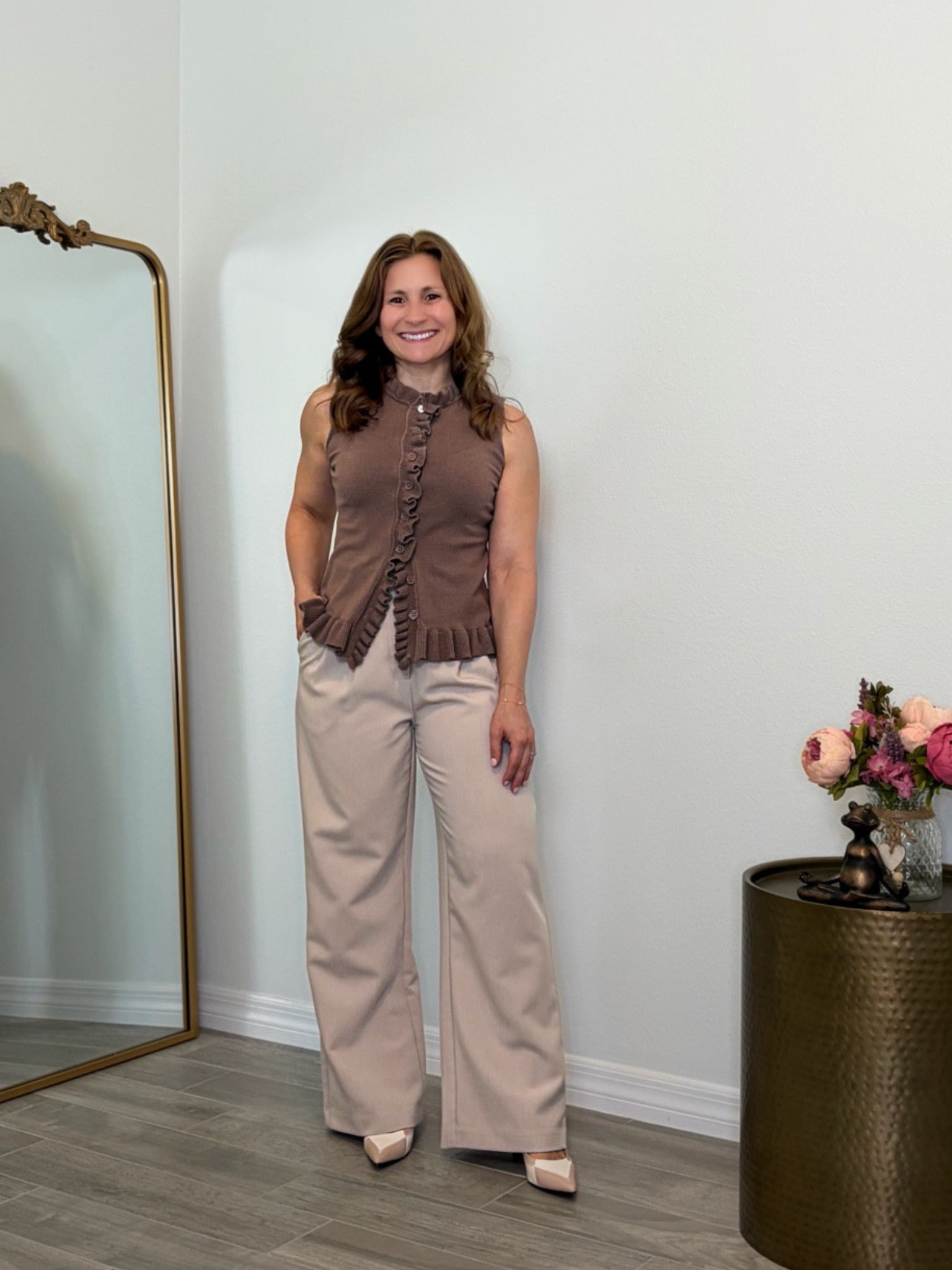 Cute ruffle design blouse found on Amazon

#LTKPetite #LTKWorkwear #LTKootd