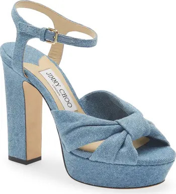 Heloise Denim Platform Sandal (Women) | Nordstrom