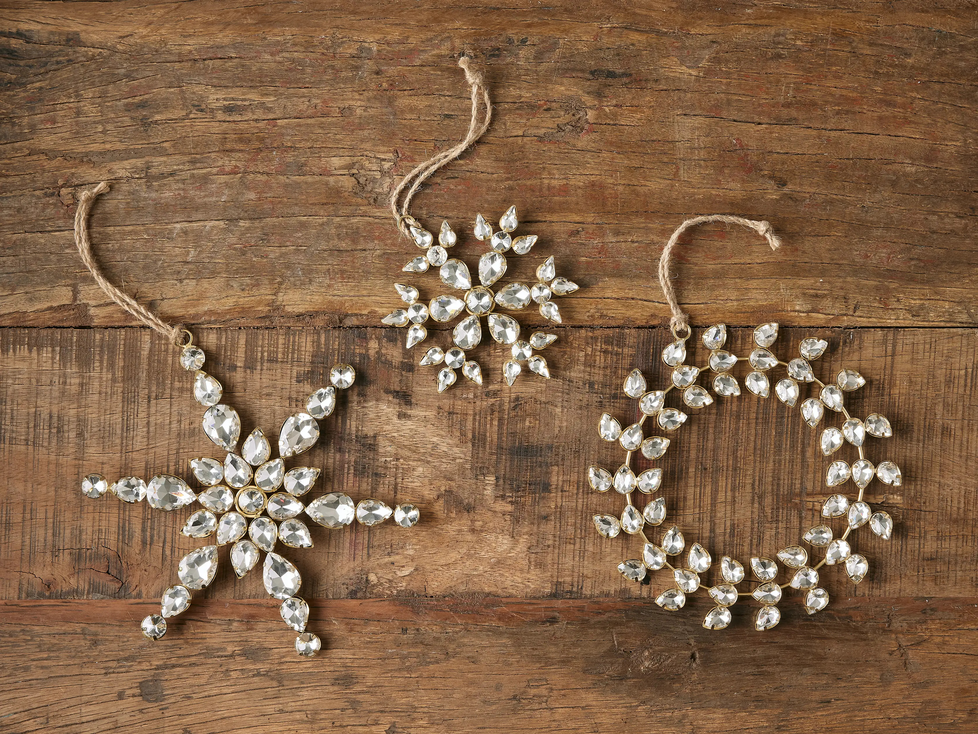 Snowflake Ornament (Set of 3) | Arhaus