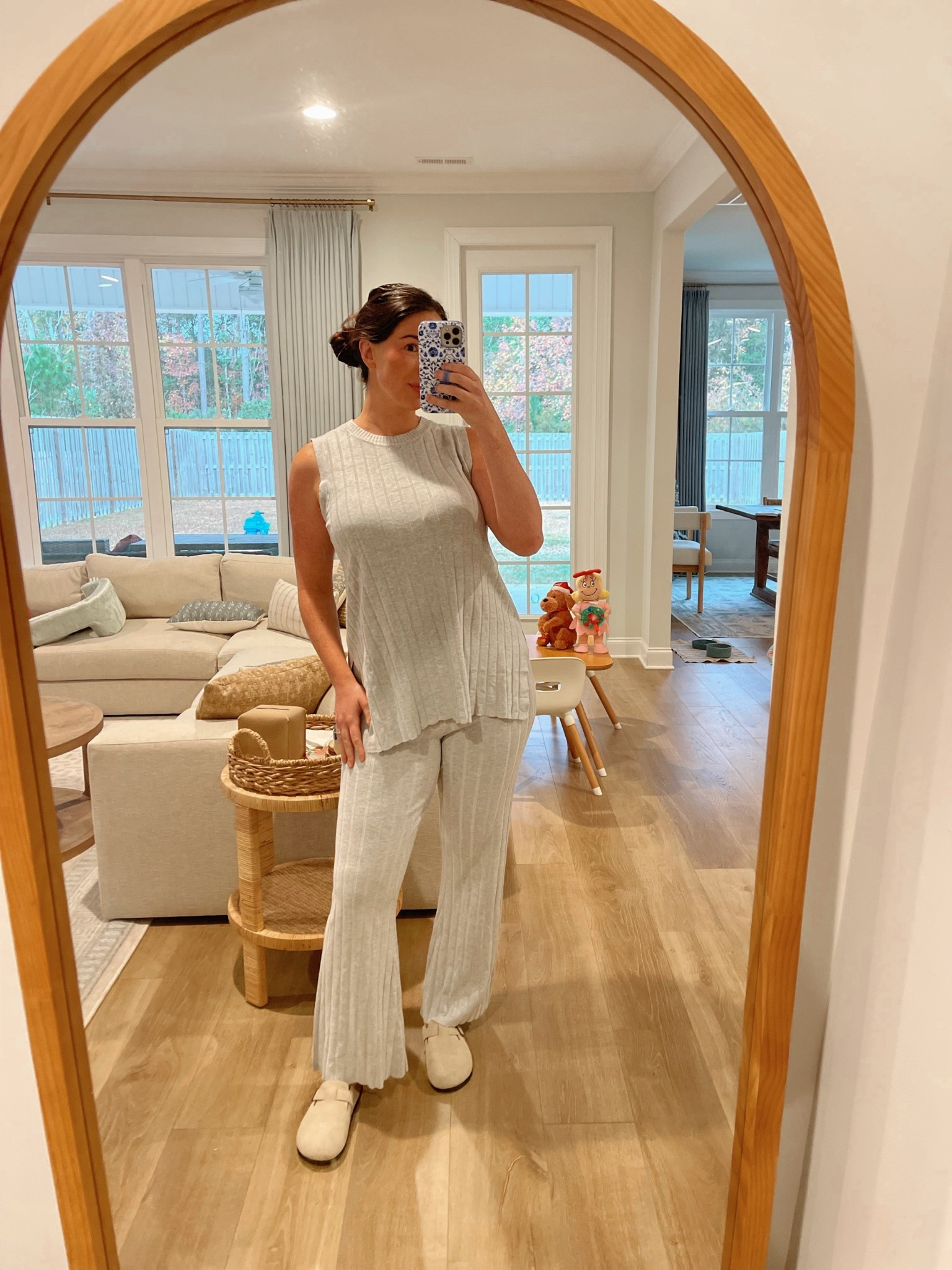 Been wearing this set on repeat. It’s so nice to have a go-to outfit that feels good on even postpartum! I have a discount code: JENNY20 works sitewide 

#LTKFindsUnder100