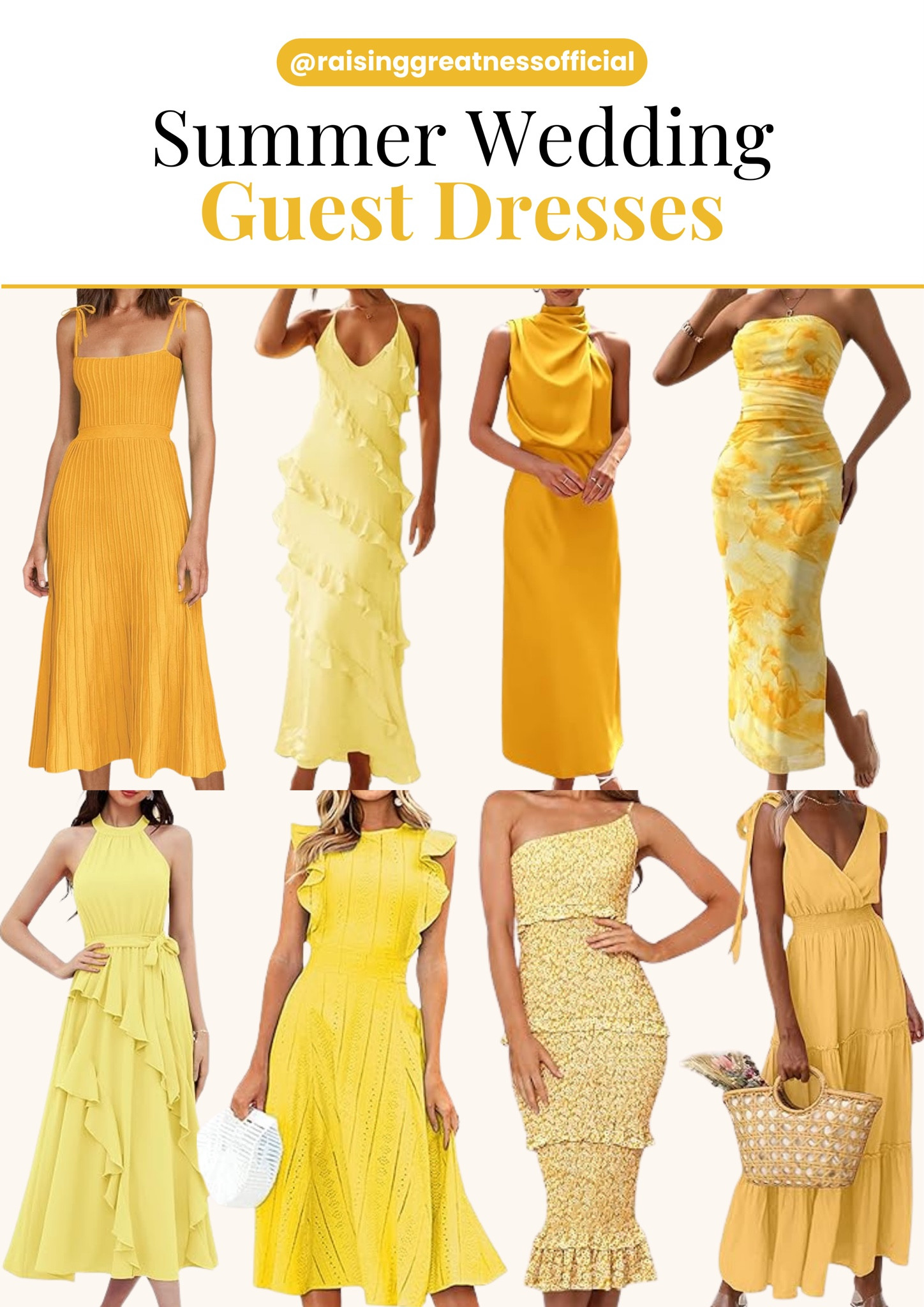 Shine bright at summer weddings with these gorgeous yellow dresses! 💛🌼 Perfect for bringing sunshine to the celebration, these cheerful hues will make you stand out. Embrace the vibrant season and radiate elegance. #SummerWedding #WeddingGuestDress #YellowEdition #WeddingFashion #SummerStyle

#LTKSummerSales #LTKSeasonal #LTKxNSale