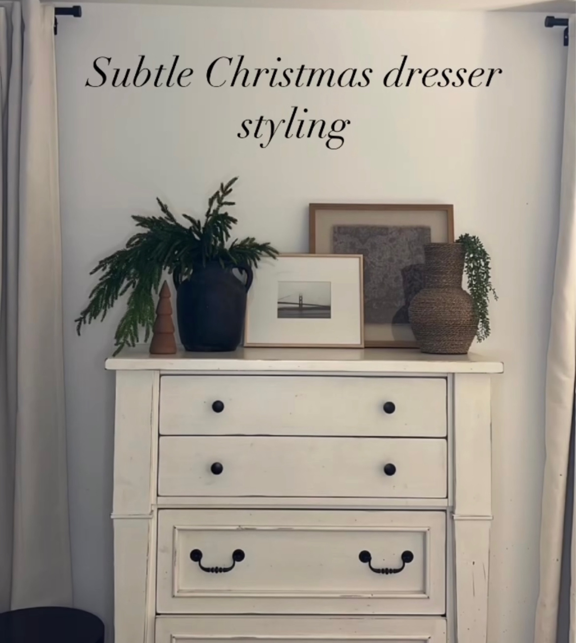 The frames that I have on my dresser are both in stock! I love the vintage textile one, it’s one of my favorite decor items that I own! 

#LTKSeasonal #LTKHoliday #LTKhome