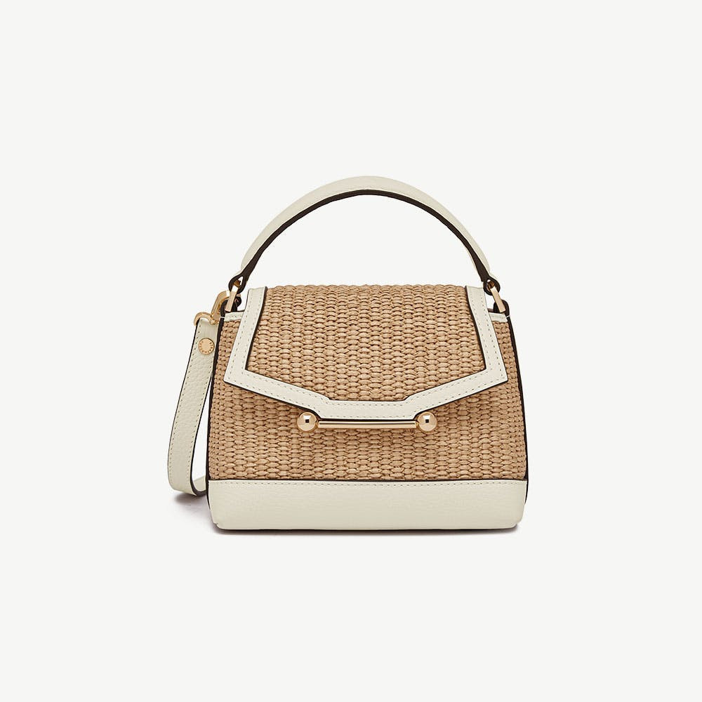 Mosaic Nano - Vanilla/Natural Raffia | Strathberry | Strathberry