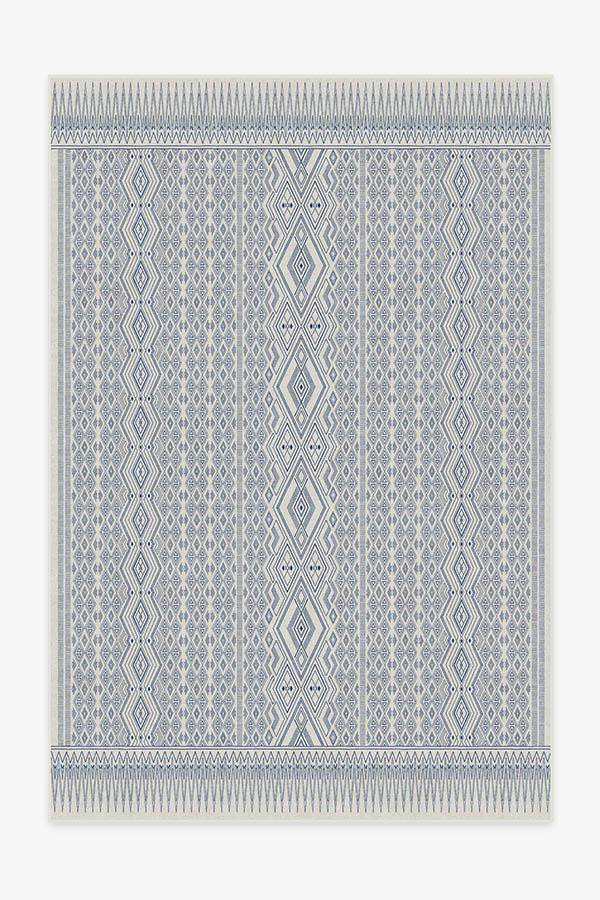 Herdanza Delft Blue Tufted Rug | Ruggable | Ruggable