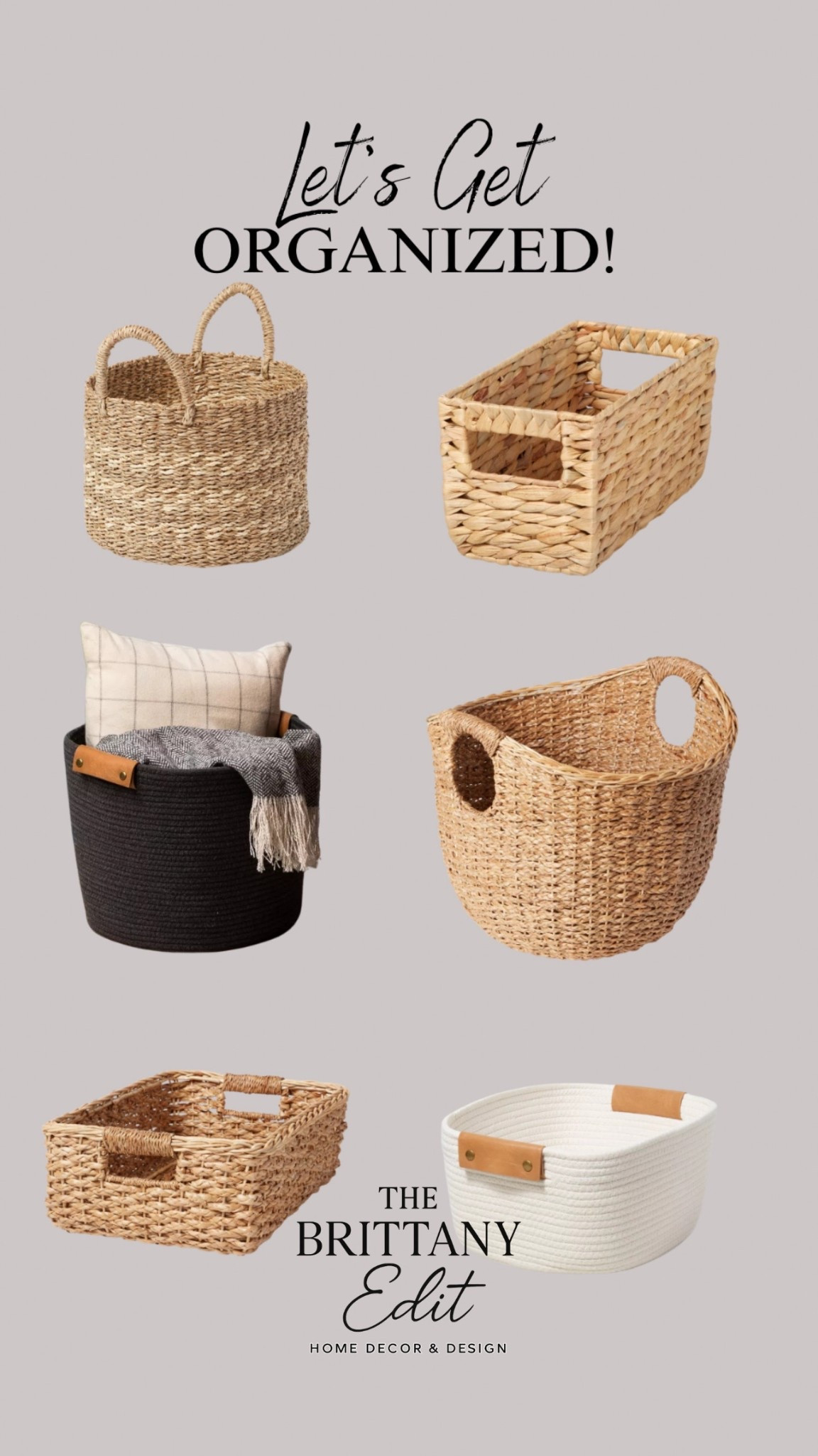 Baskets are my favorite when it comes to organization! 

#LTKHome