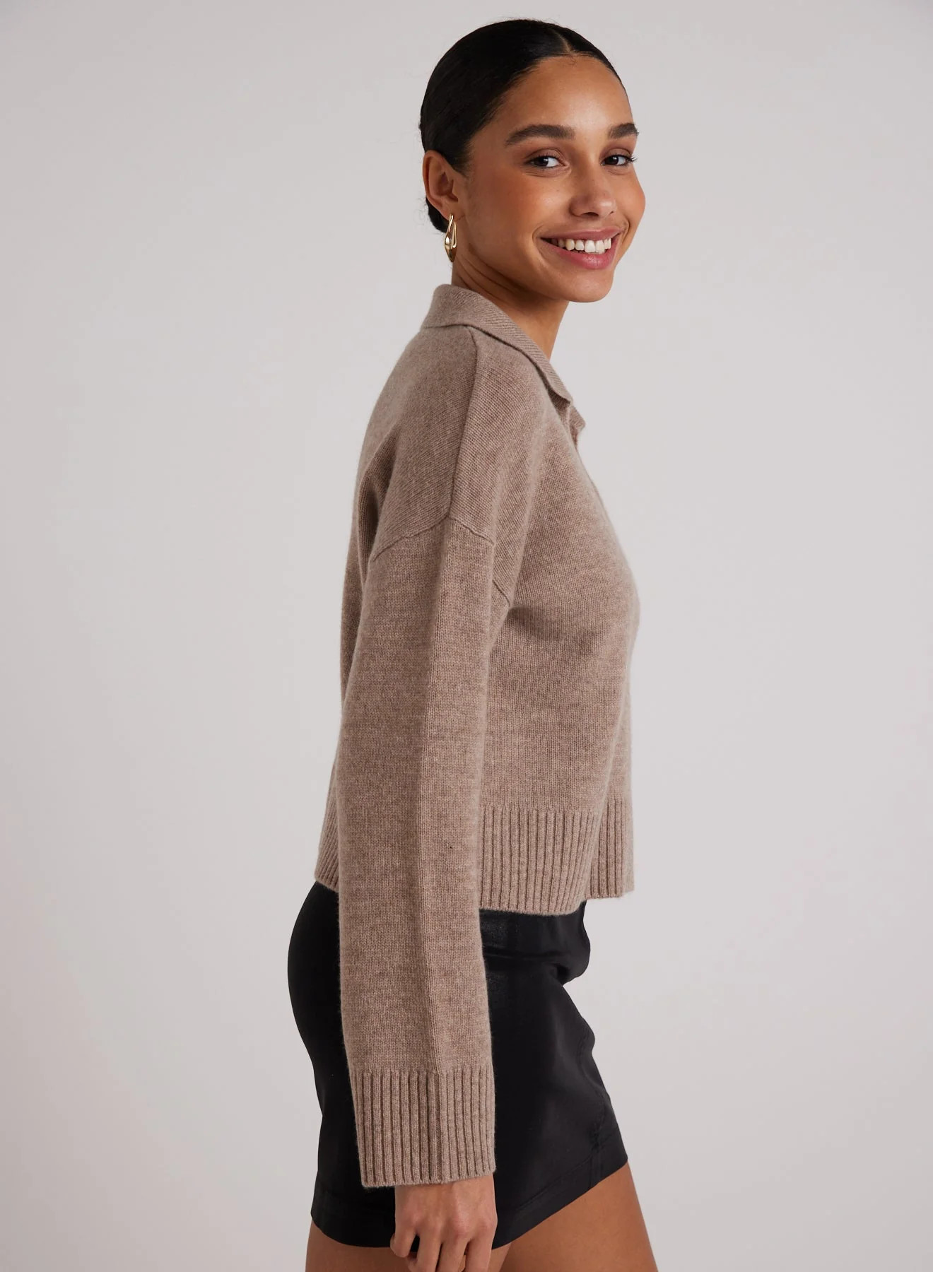 PULLOVER SWEATER WITH COLLAR HTRFA - Bella Dahl | Bella Dahl