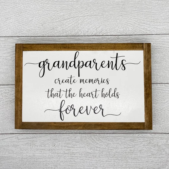 Grandparents Create Memories That the Heart Holds Forever  13 | Etsy | Etsy (US)