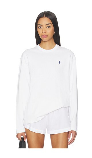 Long Sleeve T-shirt in White | Revolve Clothing (Global)