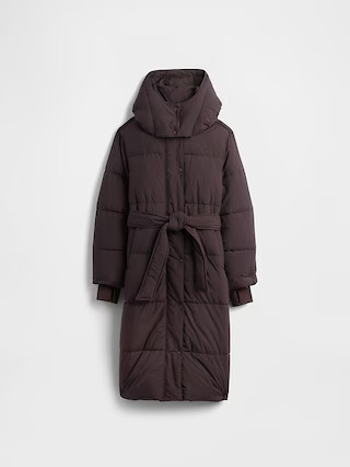 Belted Long Puffer Coat | Gap (US)