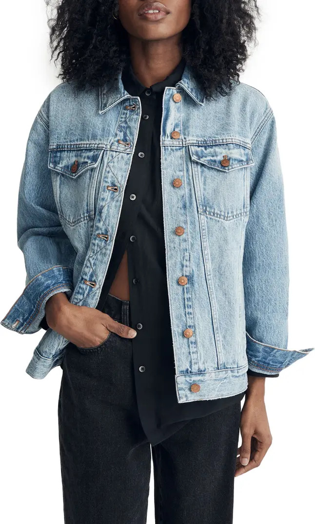 The Oversize Trucker Jean Jacket | Nordstrom