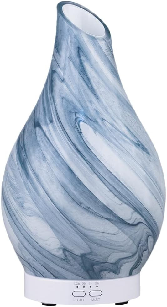 Essential Oil Diffuser, Glass Aroma Diffuser, Cool Mist Humidifier Aromatherapy Diffusers with Co... | Amazon (US)