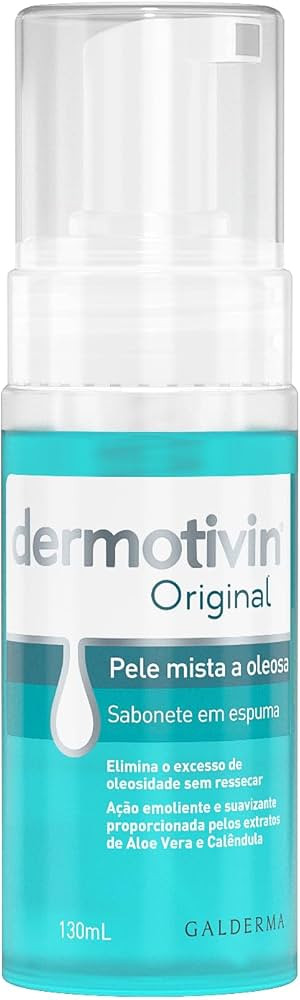 Dermotivin Espuma De Limpeza Facial Original 130ml | Amazon (BR)