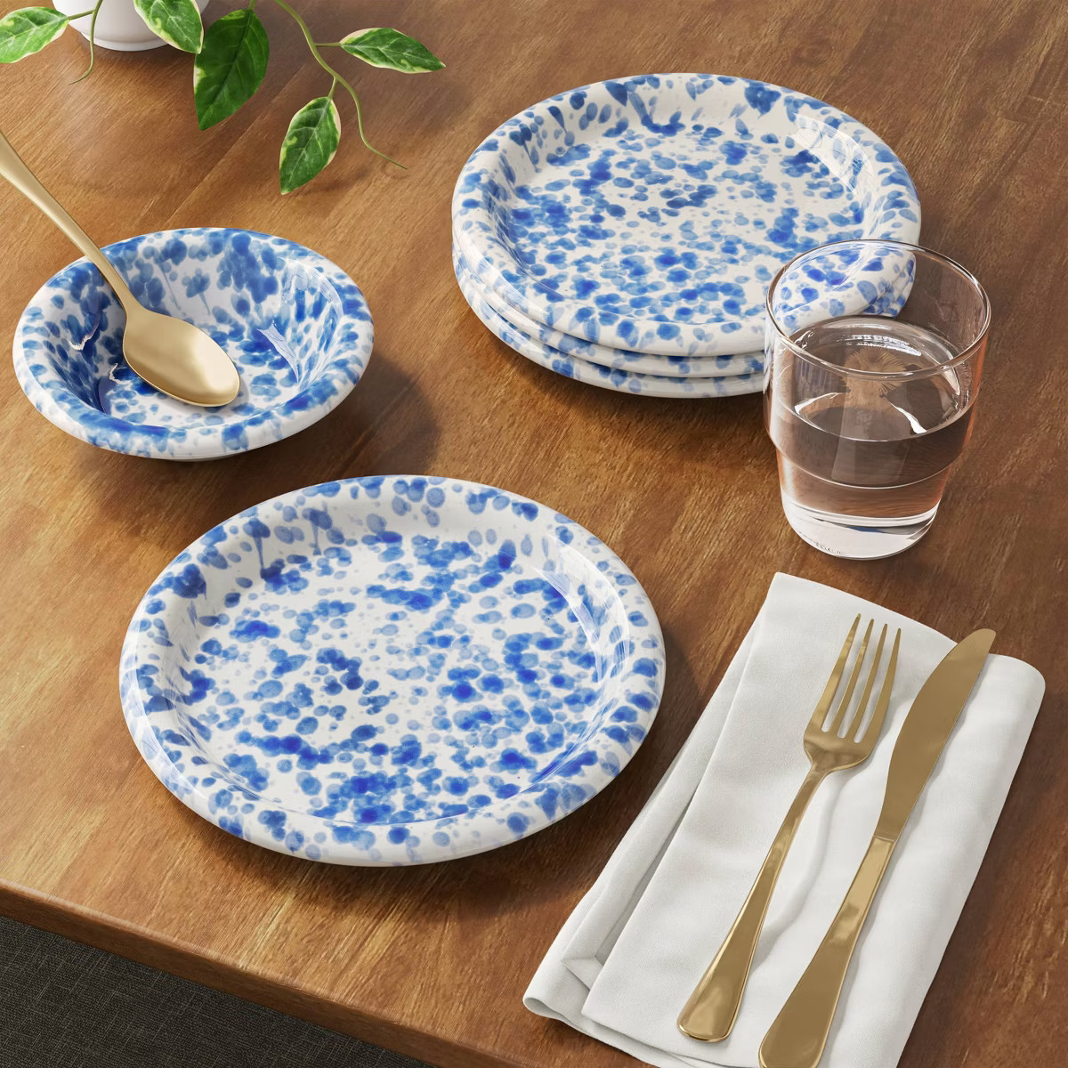 8.5" Stoneware Round Rim Salad Plate - Room Essentials™ | Target