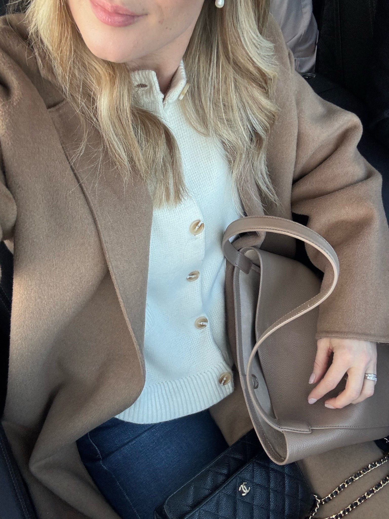 Soft, cozy layers for date night outfit for v-day. Not pictured, the poppy barley kitten heels I wore to finish the look! (Coat is old Jenni Kayne, linked similar).

#LTKootd #LTKSeasonal