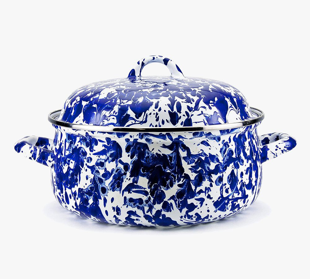 Golden Rabbit Swirl Enamel Collection | Pottery Barn (US)