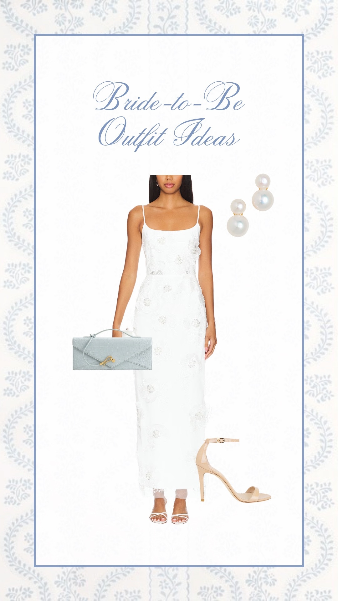 Outfit idea for the bride-to-be!

Bridal outfit // white dress