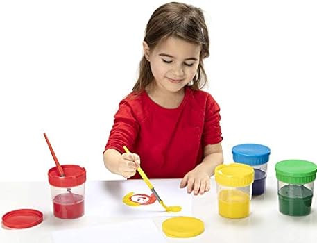 Melissa & Doug Spill Proof Paint Cups, Set of 4 | Amazon (US)