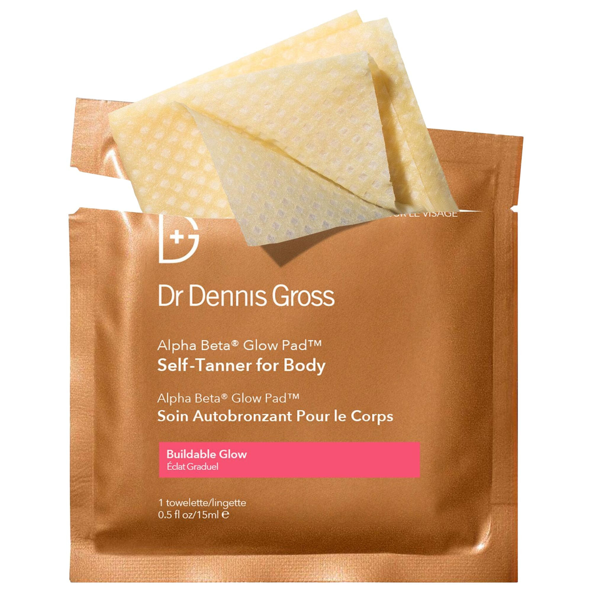 Dr. Dennis Gross Skincare Alpha Beta Glow Pad Self-Tanner for Body 8 Treatments | Sephora (US)