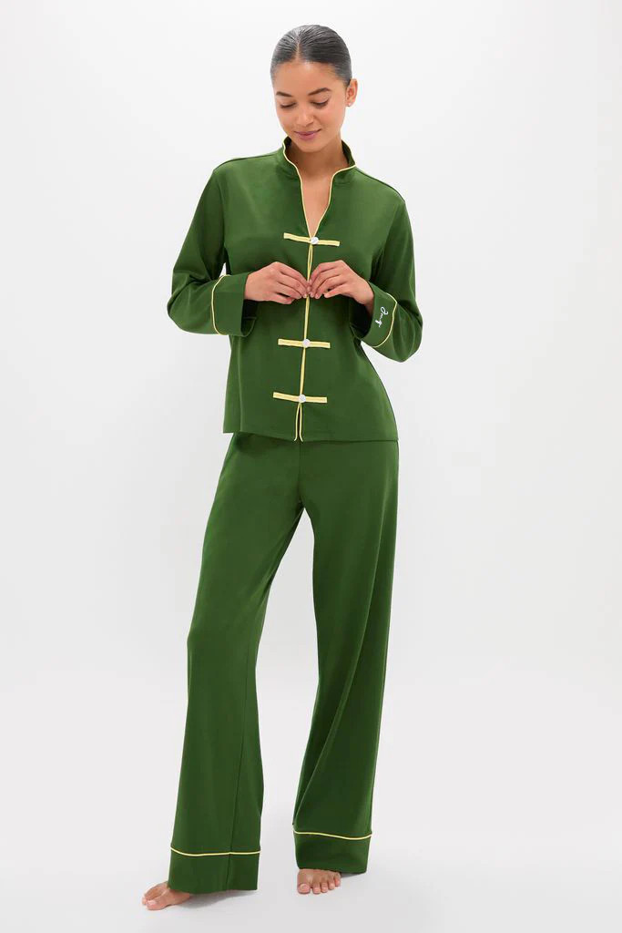 Douglas Fir Pima Cotton Wilford Women's Pajama Set | Tuckernuck (US)
