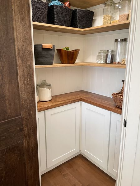 We renovated our pantry and now it is functional and beautiful.  

Pantry supplies.  Pantry organization.  Storage solutions.  

#LTKFindsUnder50 #LTKFamily #LTKHome