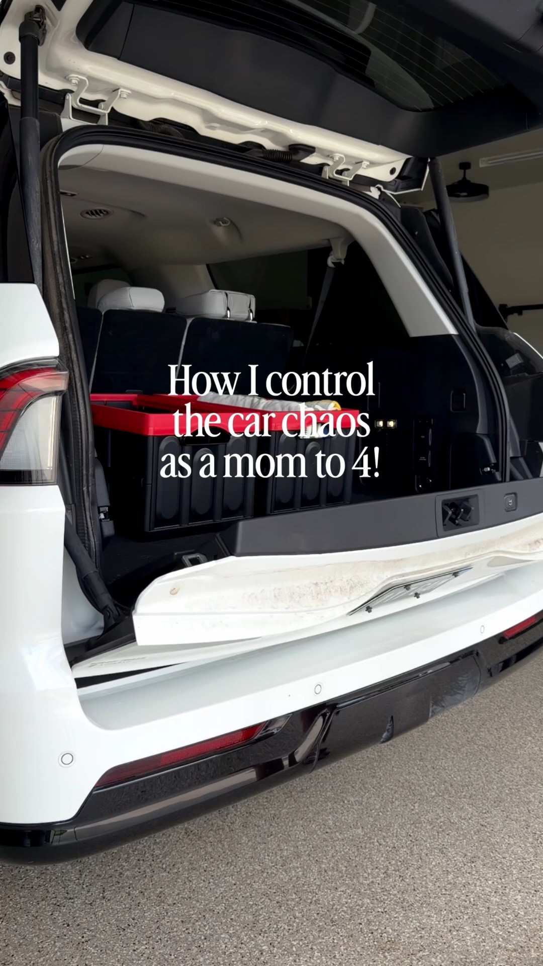 #ad How I keep my car chaos under control with 4 kids! I found the collapsible crates at @AceHardware and love that I can easily haul groceries into the house, pack for the lake or pool, etc. #AceHardware #MyLocalAce