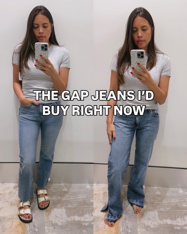 Gap denim try-on 👖🤎 and the sale right now is GOOD. Tried on a bunch of fits so you can see what’s actually worth adding to cart — especially if you’re petite like me. Linking every pair + my favorites!

#gap #gapdenim #denimtryon #petitestyle #fallstyle

#LTKootd #LTKmomlife #LTKgrwm
