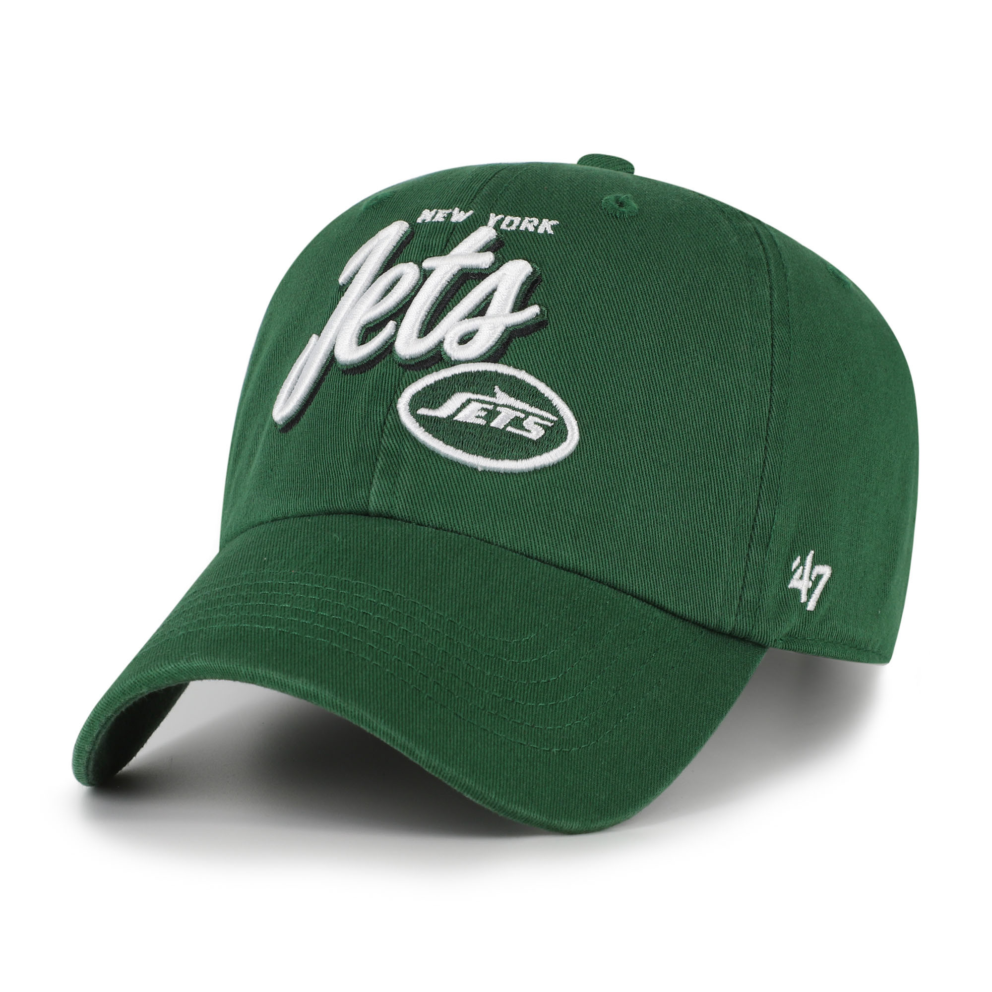 Women's '47 Green New York Jets Ariana Clean Up Adjustable Hat | Fanatics