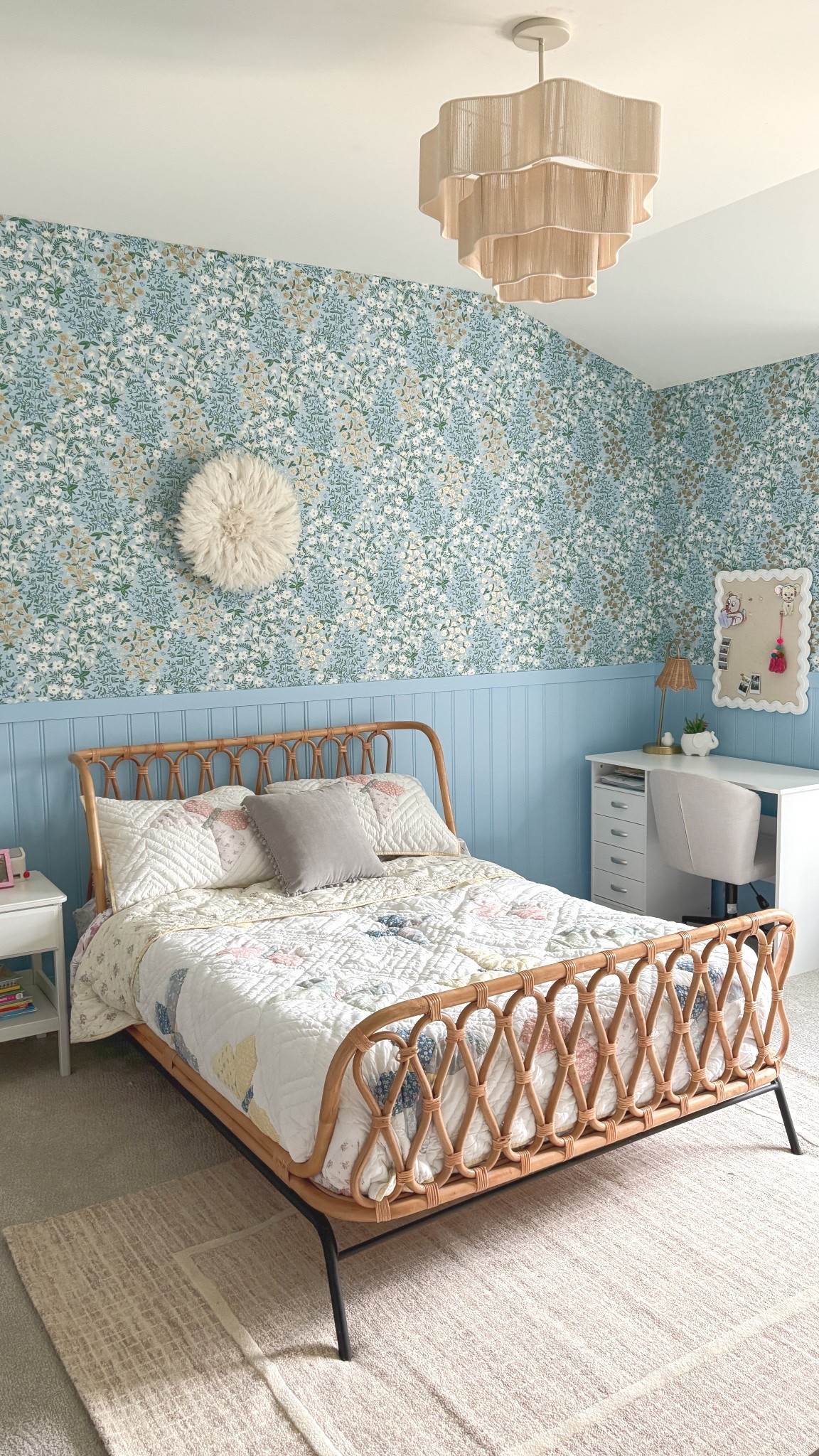 From toddler room to girl room! 

This wallpaper is stunning and her room feels like a spring garden with all the colours  

#LTKkids #LTKcasa #LTKcanada