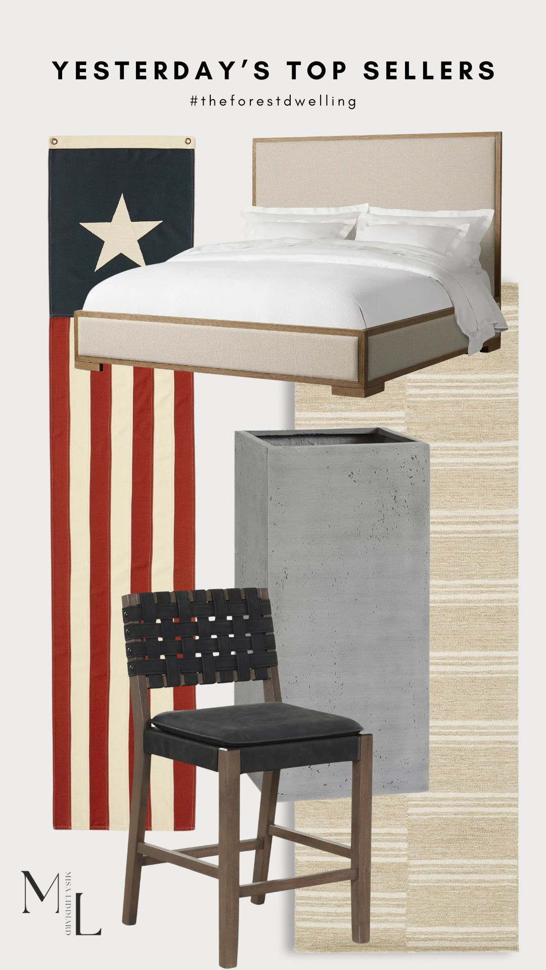 Yesterday's top sellers. The Cohen upholstered stools are so good. I searched for the perfect counter stool for a long time and I'm so glad that I waited to find these. The Mission square planters are a timeless outdoor accent that work for every season. The Heritage American Flag Banner looked so good on the front porch for Memorial Day and I will leave it up through the 4th of July. 

 #LTKSeasonal #LTKHome #LTKStyleTip