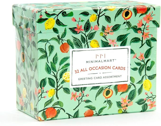 Minimalmart All Occasion Premium Greeting Cards Assortment Box organizer- 32 UNIQUE DESIGNS Birth... | Amazon (US)