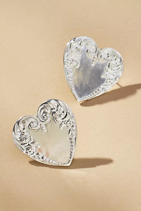 Western Heart Post Earrings | Anthropologie (US)