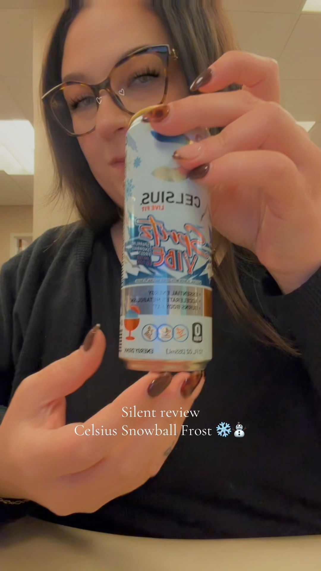 Silent review of the new Celsius Snowball Frost ❄️✨ Why does this taste + smell like a core childhood memory I cannot place?? 😭💀 It’s giving familiar but mysterious and my brain is refusing to load the file. Someone help me out 😅