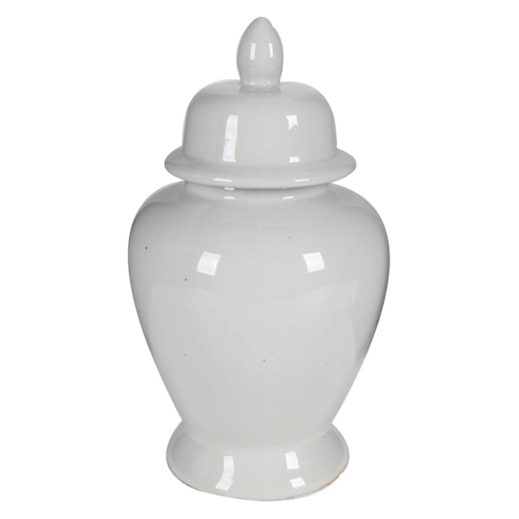 17" White Vintage Style Seaford Ginger Medium Jar - Walmart.com | Walmart (US)