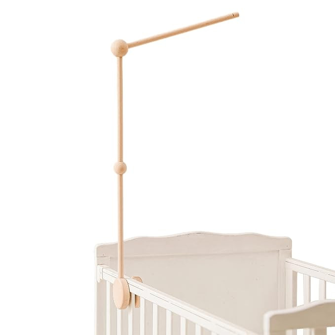 Baby Crib Mobile Arm - HBM 30 Inch Wooden Mobile Arm for Crib Mobile Hanger for Crib Baby Girl Nu... | Amazon (US)