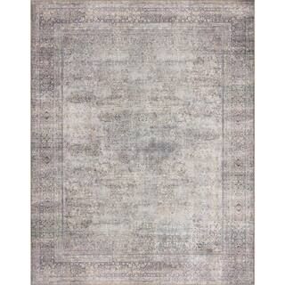 LOLOI II Wynter Silver/Charcoal 2 ft. x 5 ft. Traditional 100% Polyester Pile Area Rug-WYNTWYN-03... | The Home Depot