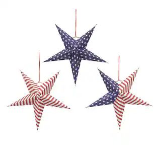 Assorted 10" Patriotic Paper Star Décor by Celebrate It™ | Michaels Stores