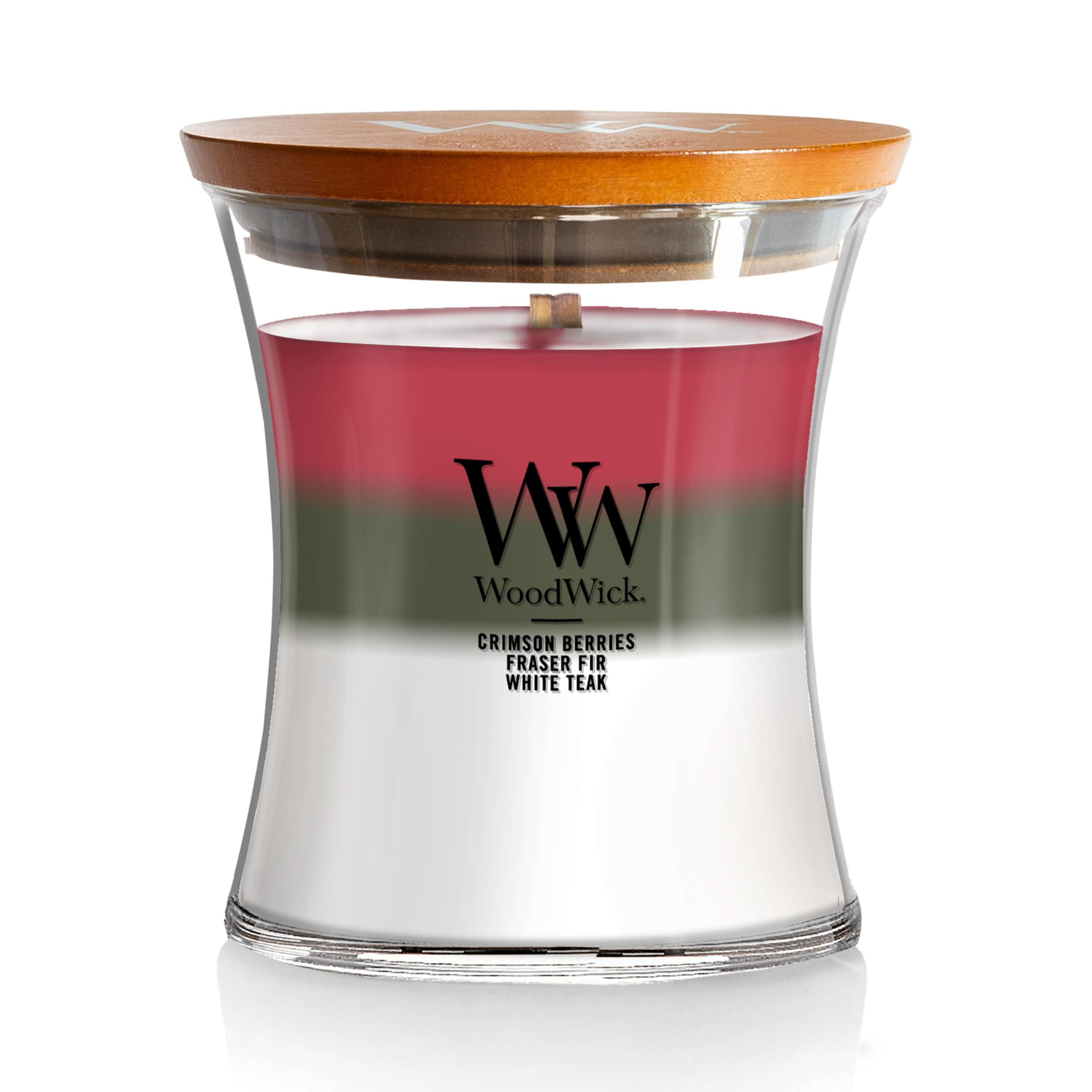 WoodWick Winter Garland Trilogy Holiday Candle Gifts for Women and Men, 9.7 oz Medium Hourglass T... | Amazon (US)