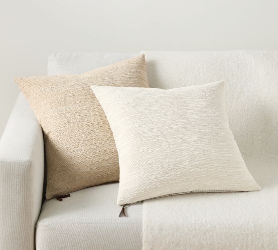 Shimmer Textured Pillow | Pottery Barn (US)