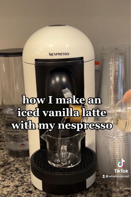 How I make an iced vanilla latte with my nespresso! 

#LTKSeasonal #LTKHoliday #LTKhome