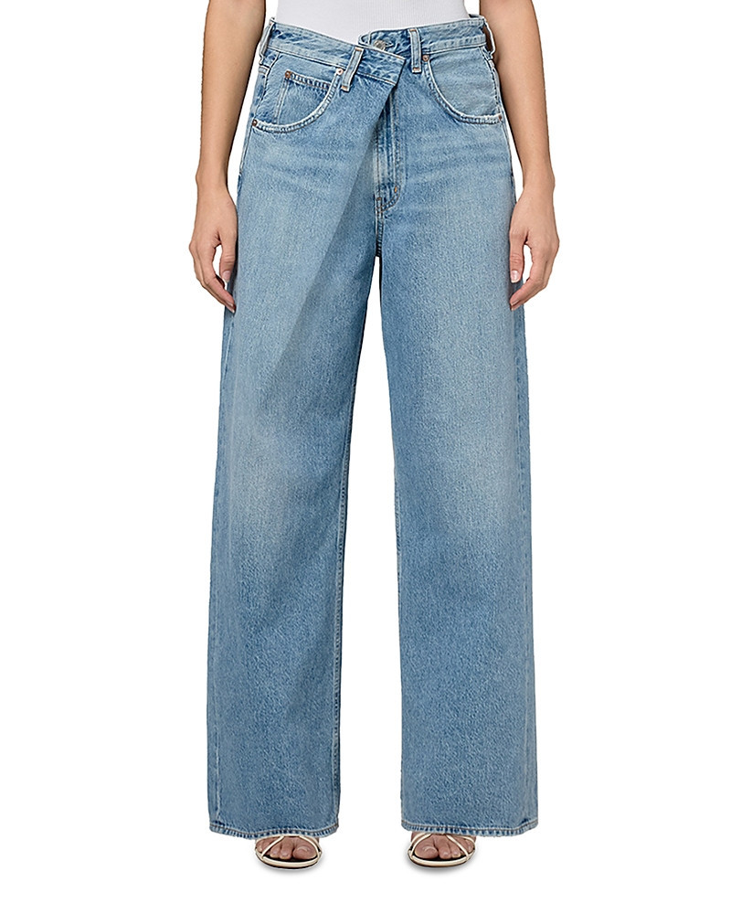 Agolde Vana Fold Wide Leg Jeans in Mantra | Bloomingdale's (US)
